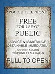 Police Phone Box Tardis Dr Who Vint