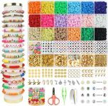 Hbnlai 5300 Pcs Clay Beads Bracelet