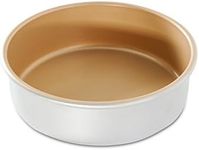 Nordic Ware Naturals Non-Stick Round Cake Pan, 8-Inch, Metallic