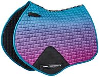 Weatherbeeta Prime Ombre Horse Jumping Saddlepad (Full) (Sky Blue/Purple/Pink)