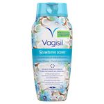 Vagisil Feminine Wash for Intimate Area Hygiene, Scentsitive Scents, pH Balanced and Gynecologist Tested, 360mL, Coconut Hibiscus