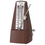 Ueteto Metronome Wood Grained Loud Sound/High Precision/No batteries Needed/Mechanical Metronome for Piano/Guitar/Violin/Drum and Other Instruments (Tower design)