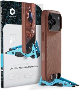 GEOMETRICAL Pocket Tripod PROv2 Universal Kit – Standard Fit Tripod for iPhone & Android, Adjustable Angles – Card-Size, Ultra-Compact Phone Tripod Stand for Photo & Video Creation – Alien Blue