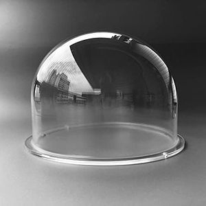 OwlCat 7.67 Inch Diameter 195mm Acrylic Glass Clear Dome Cover Heightened Surveillance Security CCTV Cameras Dome Protective Housing Transparent Case Monitor Hemisphere Shell, 195x130