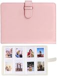 256 Pockets Photo Album, Mini Instant Photo Album Picture Case for Fujifilm Instax Film 7 8 9 11 Instant Cameras, 3 Inch Card Binder Pockets Photo card Binder, Family Albums for Polaroid Kodak HP(PK)