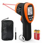 INFURIDER YF-1500 Non-Contact Infrared Thermometer,-58℉ to 2732℉ Dual Laser Temperature Gun Pyrometer 30:1 IR High Temp Gauge for Industry Kiln Oven Furnace 【Not for Human】