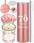 MEANT2TOBE 70th Birthday Gifts for Women, 70 Birthday Gifts, Gifts for 70th Birthday Women, 70th Birthday Decorations, Happy 70th Birthday Gift, 70th Birthday Tumblers, 70th Birthday Party Supplies