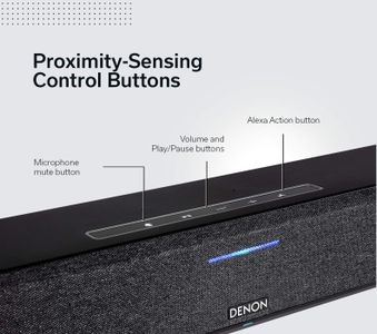 Denon Home 550 Sound Bar – Wireless Bluetooth, Black