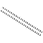 sourcing map 2pcs Round Steel Metal Rods, 3.1mm x 100mm High Speed Steel (HSS) Lathe Bar Stock Tool, for Shaft Gear Drill Lathes Boring Machine Turning Miniature DIY Craft, 2pcs