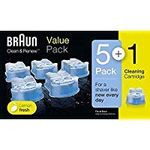 Braun Syncro Shaver Clean and Renew Refills -6 Pack