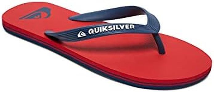 Quiksilver Homme Molokai Chaussures de Plage & Piscine, Multicolore (Red/Blue/Red Xrbr), 41 EU
