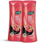 Joy Hair Fruits Hairfall Defense Conditioning Shampoo Enriched with Pomegranate & Strawberry ( 2 X 340ml )