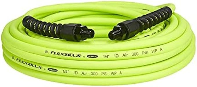 Flexzilla Pro Air Hose, 1/4 in. x 50 ft., Heavy Duty, Lightweight, Hybrid, ZillaGreen - HFZP1450YW2