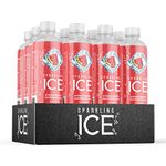 Sparkling Ice, Strawberry Watermelon Flavored Sparkling Water - Contains Vitamins- Only 12 calories- No Added Sugar - No Carbs (12 x 500ml Bottles)