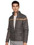 Qube By Fort Collins Men's Nylon Standard Length Bomber Jacket (57505_Olive_Large)