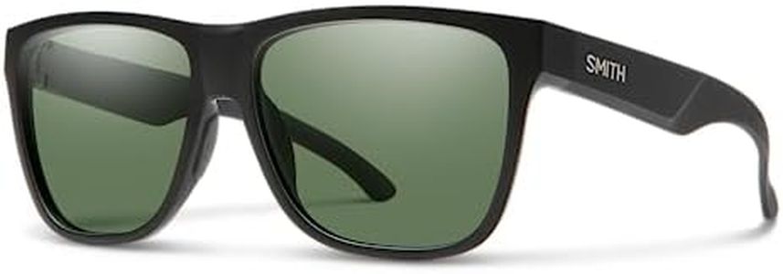 Smith Lowdown XL 2 Chromapop Polarized Sunglasses, Matte Black, Chromapop Polarized Gray Green