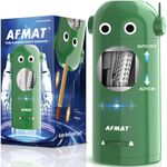 AFMAT Electric Pencil Sharpener for Colored Pencils 7-11.5mm, Auto in & Out, Fully Automatic Rechargeable Hands-Free Pencil Sharpener, Green, RB