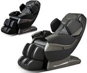 Fitness_Hub A382 | Robotic Zero Gravity | Full Body Massage Chair With | Automatic Massage-Programs | Massage Chair | Recliner With Yoga & Heating Therapy (Black) Iron