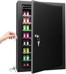 XDeer Key Box Wall Mount, 200 Key Organizer Cabinet, Safe with Combination Lock for Hotels & Offices & Car Dealerships - Black