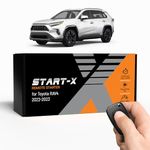 Start-X Remote Starter Kit for Toyota RAV4 Non-Hybrid (2022-2023) Vehicles | Push-to-Start Ignition | Plug & Play Install | Lock 3X to Remote Start | Zero Wire Splicing
