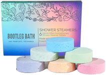 Bootleg Bath Shower Steamers, Aromatherapy Shower Bombs Variety 6 Pack, Gift Set, All Natural, Made in USA, for Men and Women