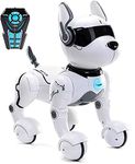 Top Race Remote Control Robot Dog Toy for Kids, Interactive & Smart Dancing to Beat Puppy Robot, Act Like Real Dogs, Gift Toy For Girls & Boys Ages 2,3,4,5,6,7,8,9 Years