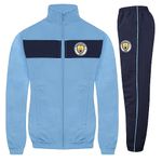 Manchester City F.C. Official Football Gift Boys Tracksuit Set 6-7 Years, Navy Blue