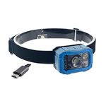 Kaltorn USB-C Rechargeable Head Torch, HeadLamp, IPX6 Waterproof, LED Ultra Bright 500 Lumens, 1500mAH, HeadTorch. for Running, Hiking, Camping etc