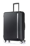 Samsonite Trolley Bag for Travel | MYTON 69 Cms Polycarbonate Hardsided Medium Check-in Luggage Bag | Suitcase for Travel | Trolley Bag for Travelling, Matte Black