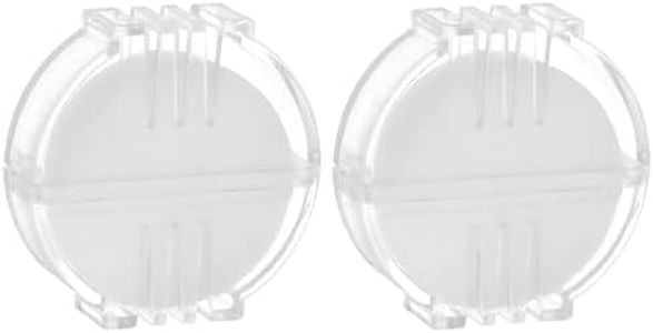 HARFINGTON 2pcs Beeswax Thread Conditioners Thread Wax Block with Plastic Box for Quilting Sewing, Embroidery Wax Sewing Supplies, White