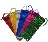 12 Assorted Holographic Wine Bags Bulk Wine Bottle Holder Christmas Xmas Gifts Wrap Wedding Anniversary Birthday Present