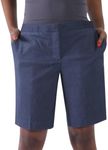 Kelly KALRK Golf Shorts for Women Stretchy Pull On Hiking Chino Dress Shorts for Running Walking with Pockets Navy Size 12