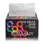 FRAMAR Star Struck Silver Pop Up Hair Foils, Aluminum Foil Sheets, Foil Paper For Highlighting, for Highlights Hair Dye Kit, Hair Highlighting Kit, Tin Foil for Hair Colour - 500 Foil Sheets