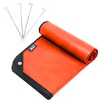 Thickening Complex:LYN Multilayer Heavy Duty Solar Emergency Survival Blanket-Orange,Reflective Mylar Waterproof Windproof Thermal,for Rescue,Car Camping,Hiking,Bushcraft,Snow&Pet Full