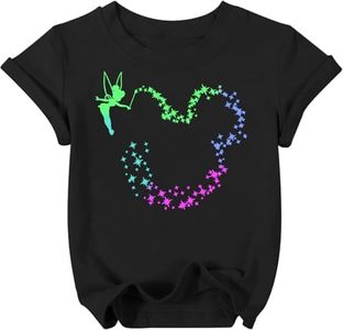 Tewmeu Magical Shirt Girl Cute Magic Graphic Tee Toddler Kids Holiday Vacation Short Sleeve ops 3-12 Years