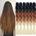 6 Packs Jumbo Braiding Hair Ombre B