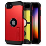 Spigen Tough Armor Case Compatible with iPhone SE 2022/2020 - Red