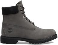 Timberland Men's 6 Inch Premium Boot Fashion, Medium Grey Nubuck, 12