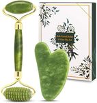 Gua Sha & Jade Roller Gift Set, Nat