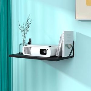 DAWASAPAT Projector Shelf,Projector Wall Mount Floating Shelf, Projector Stand,Projector Rack Holder,Projector Mount,PlayStation Shelf,Router Shelf Storage Box Modem Cable Shelf by Wood