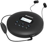 Majority Oakcastle CD100 Bluetooth Portable CD Player - Black