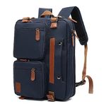 PS Le Periple 3 in 1 Computer Bag for Men, 17.3 Inch Laptop Backpack for Men, Work Bag for Men, Work Briefcase, Laptop Bag,Navy blue