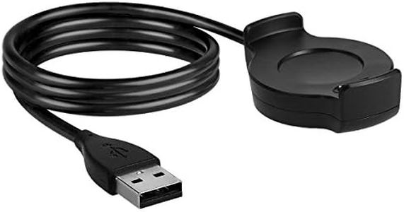kwmobile Câble USB Compatible avec Huawei Watch 2 câble - Câble Rechange Chargeur Fitness Tracker Montre connectée - Noir
