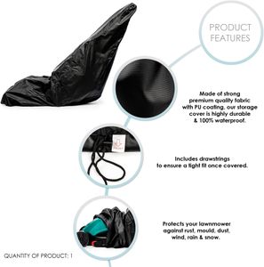 Bramble Lawn Mower Cover – Black, Waterproof Outdoor Protection