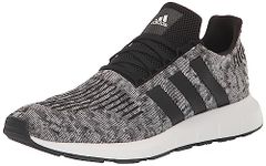 adidas Men's Swift Run Sneaker, Black/Black/White, 8 UK