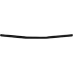 Krator Motorcycle Handlebar 7/8" Black Steel Zero Drag Bar Style Bobber Cruiser Cafe Racer Bike