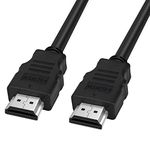 Tizum HDMI Cable 4K High Speed HDMI Cord 10.2 Gbps with Ethernet Support 4K,24Hz for All HDMI Devices, Laptop, Computer, UHD TV, Monitor, Xbox 360, PS4, PS5, Gaming Console (1.5 Meter/ 5 Feet)