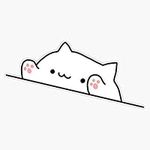 Generic Bongo Cat! Sticker Decal Bumper Sticker 5 inches