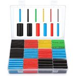 Xfopz Heat Shrink Tubing Kit, 2:1 Wire Shrink Wrap Tubing Wire Heat Shrink Tube Kit, Assortment Electric Colored Insulation Heat Shrink Tubing (560 PCS)