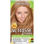 Garnier Nutrisse Cream, Permanent Hair Colour, 734 Dark honey Blonde, 100% Grey Coverage, Nourished Hair Enriched With Avocado Oil, 1 Application